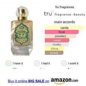 Tru Fragrances Vanilla Potion Perfume